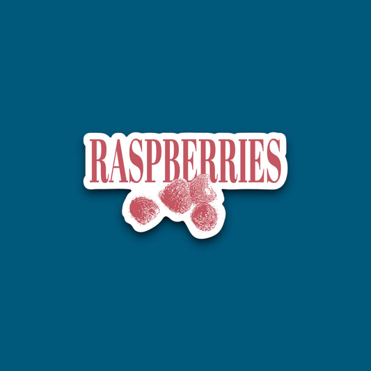 Raspberries Sticker