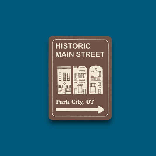 Park City Historic Main Street Trailhead Sticker