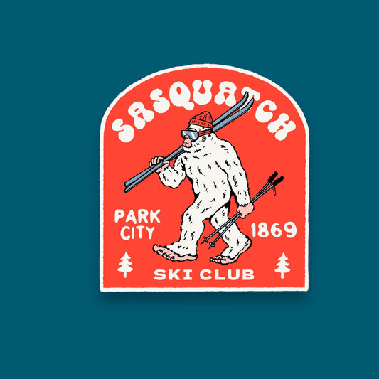 Park City Utah Sasquatch Sticker