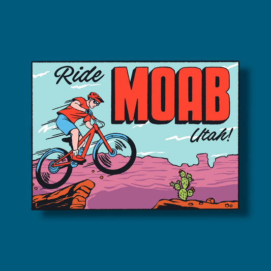 Ride Moab Utah Sticker