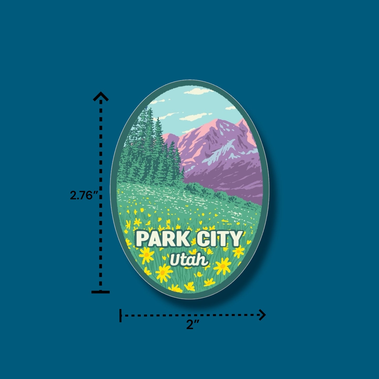 Park City Looking Window Sticker