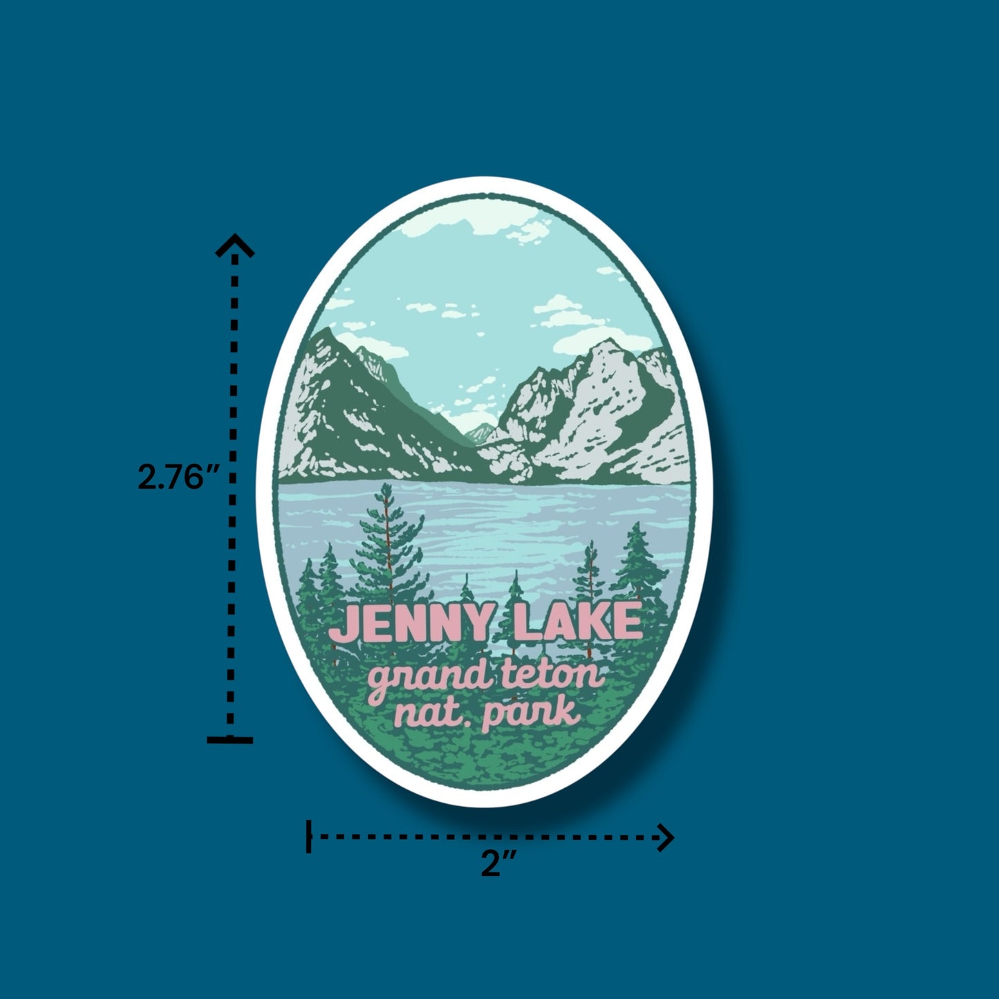 Jenny Lake Sticker