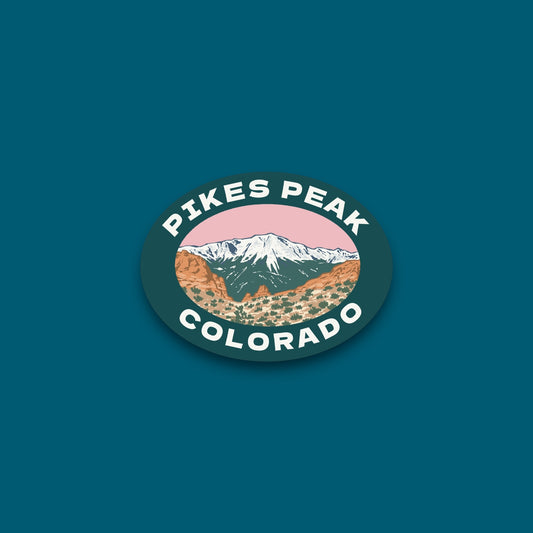 Pikes Peak Colorado Sticker