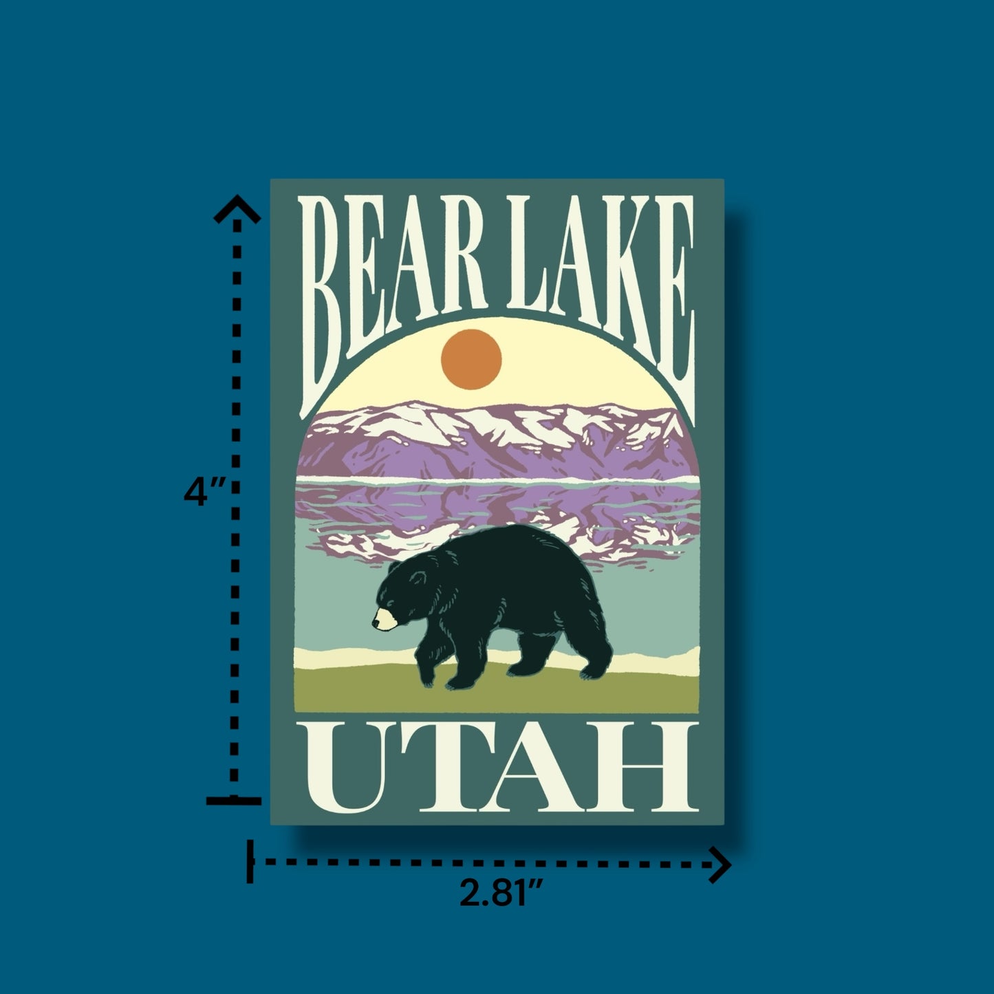 Bear Lake Black Bear Sticker