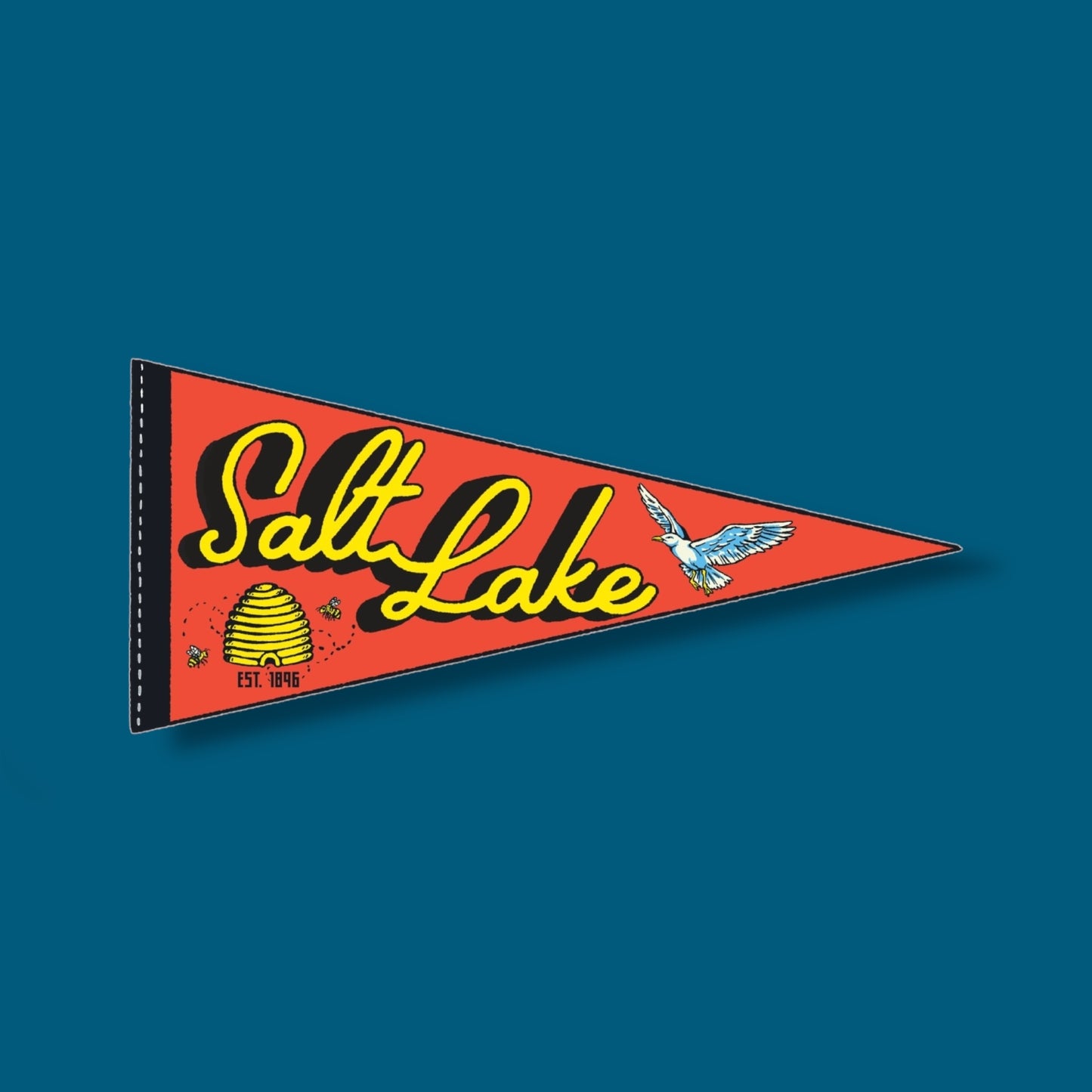 Salt Lake Pennant Sticker