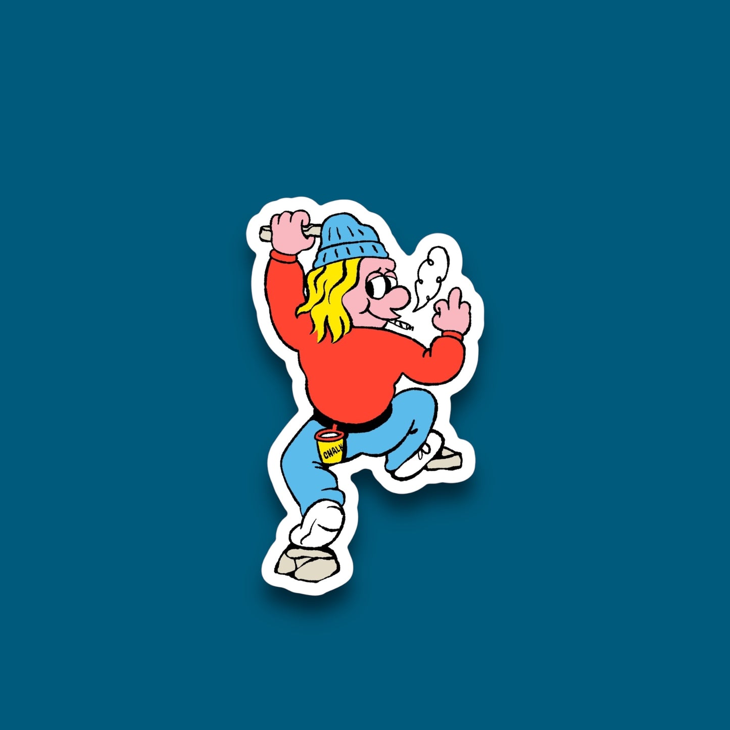 Climber Bum Sticker