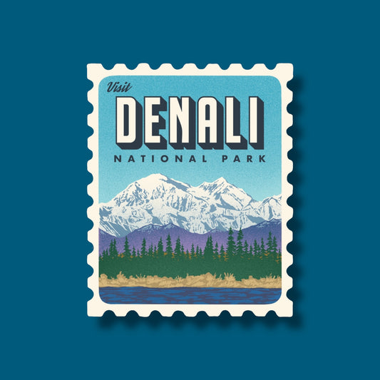 Denali Stamp Sticker (Pack of 12)