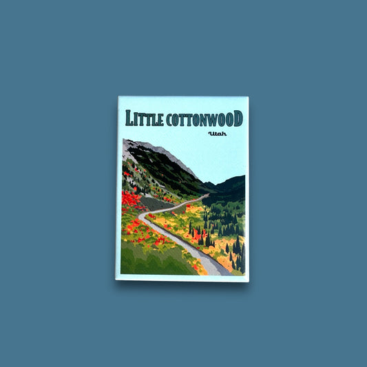 Little Cottonwood, Utah Fridge Magnet