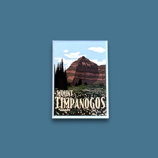 Mount Timpanogos, Utah Fridge Magnet