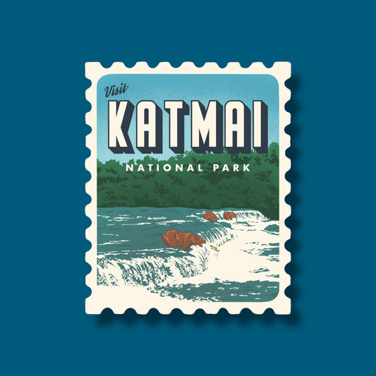 Katmai Stamp Sticker (Pack of 12)
