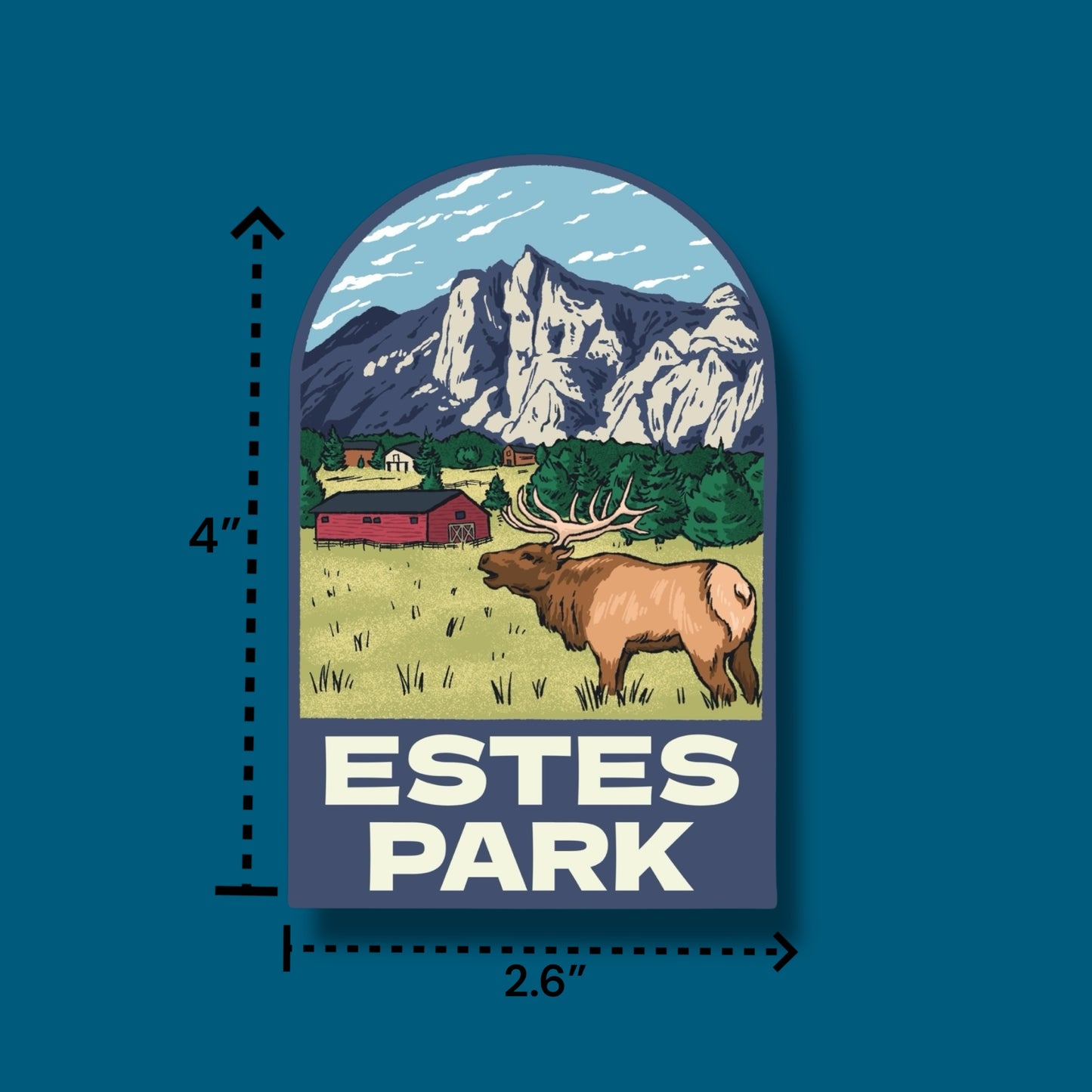 Estes Park Colorado Sticker