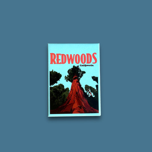 Redwoods California Fridge Magnet