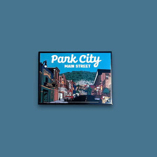 Park City Main Street Fridge Magnet