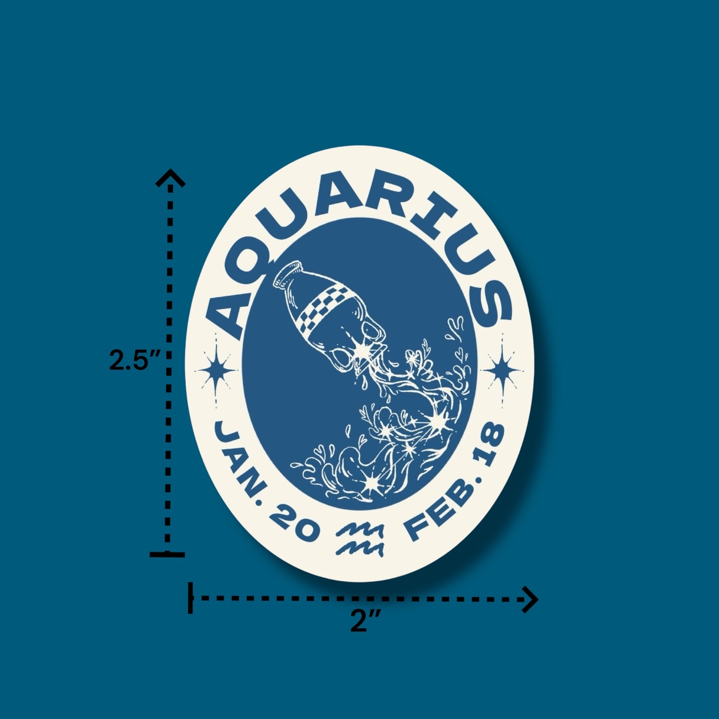 Aquarius Sticker