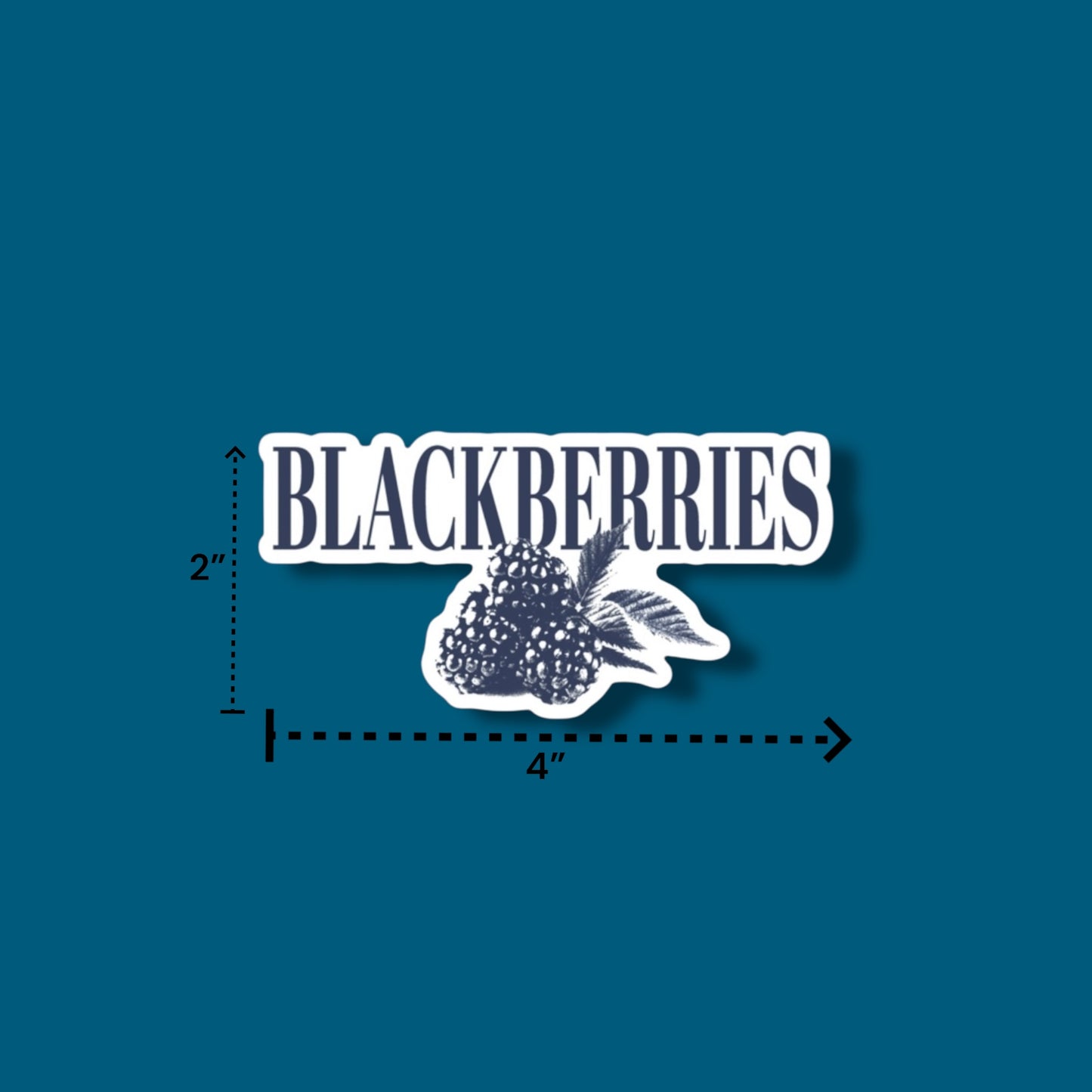 Blackberries Vinyl Sticker