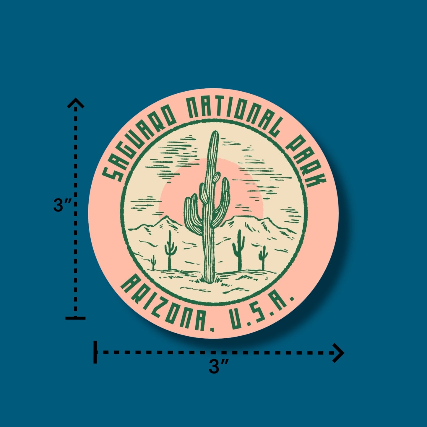 Saguaro National Park Arizona Sticker