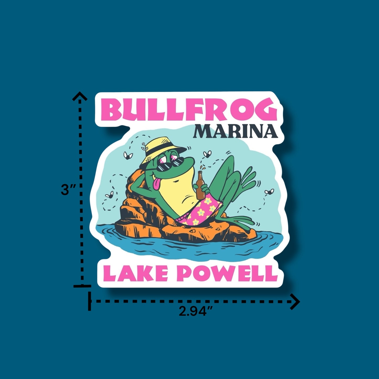 Bullfrog Marina Lake Powell Sticker