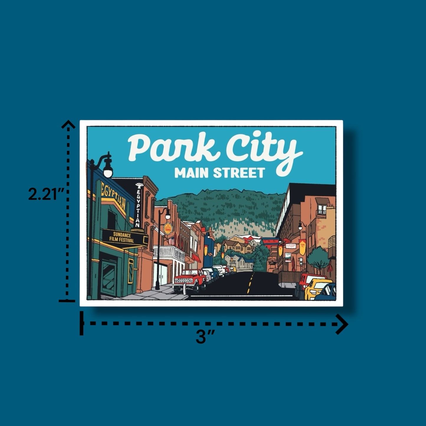 Park City Main Street Sticker