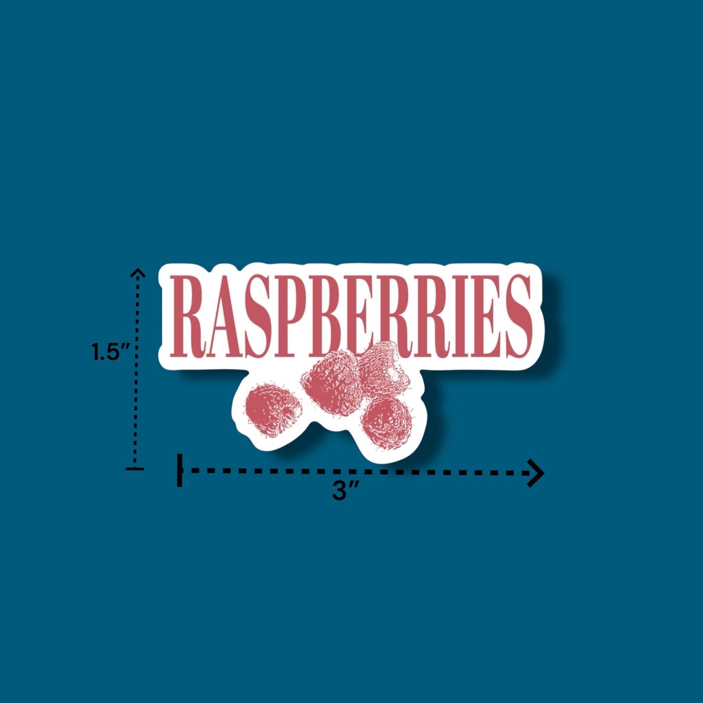 Raspberries Sticker