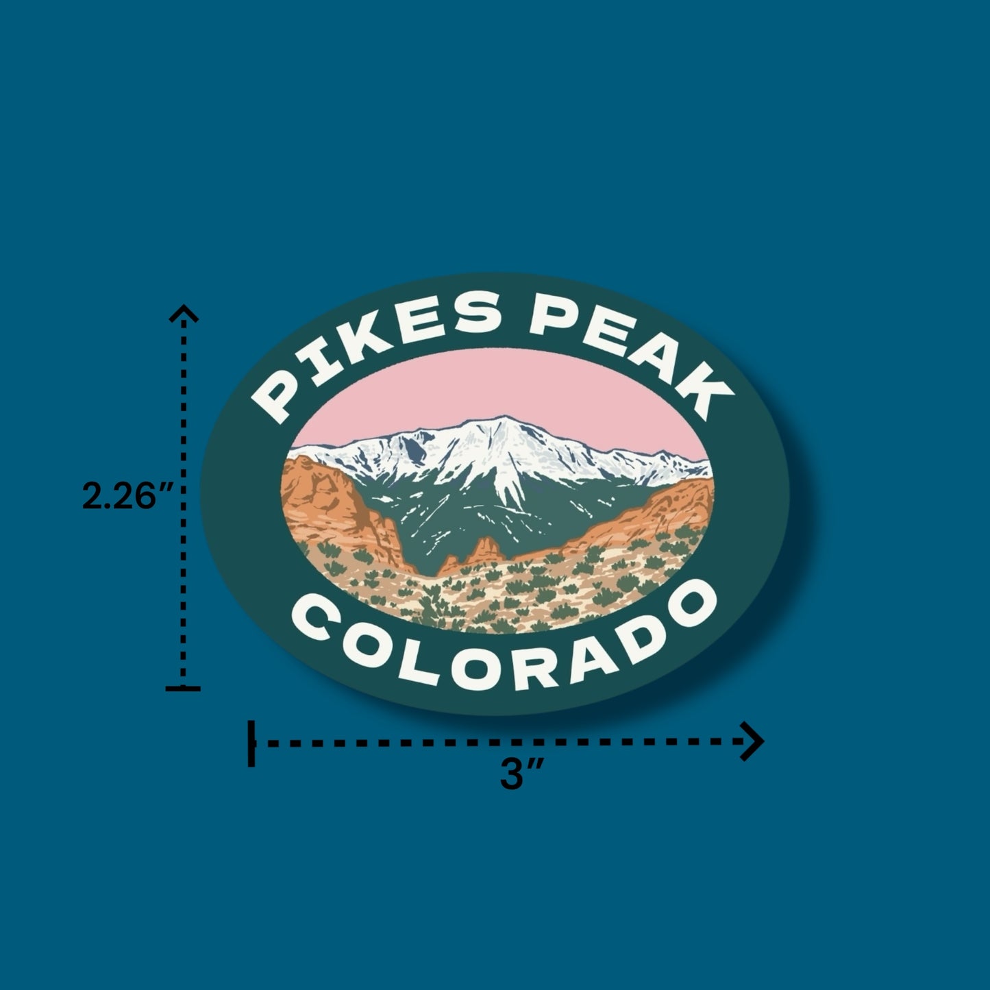 Pikes Peak Colorado Sticker