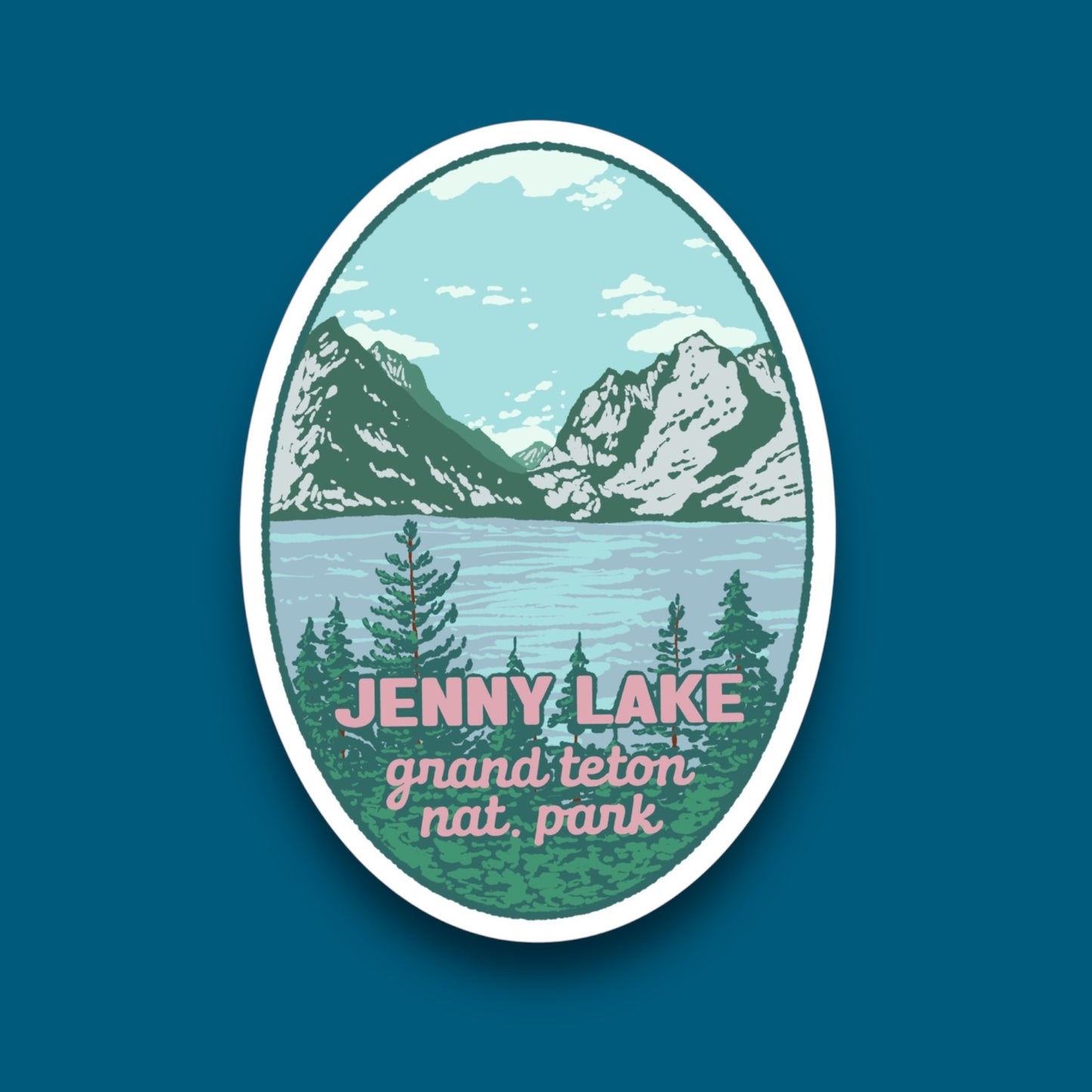 Jenny Lake Sticker