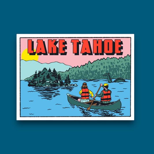 Lake Tahoe Nessie Sticker