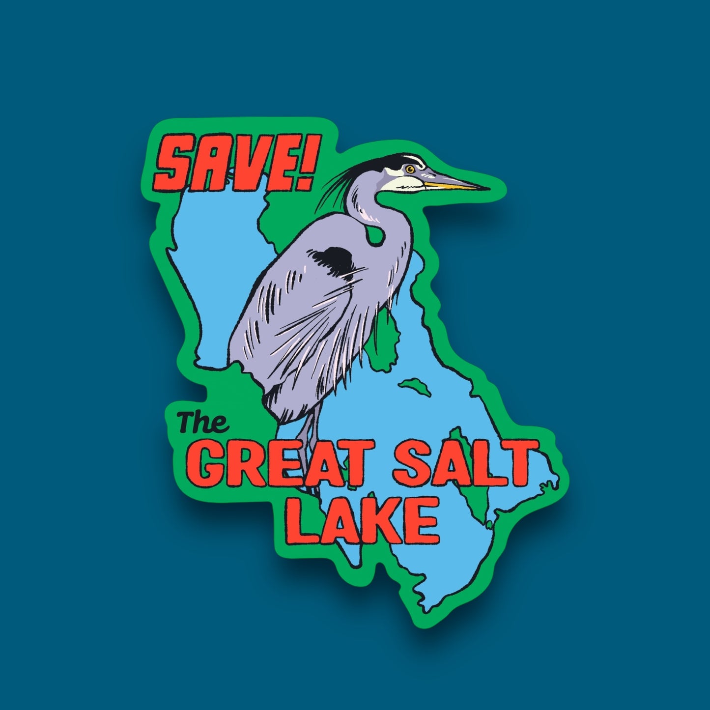 Save The Great Salt Lake Sticker