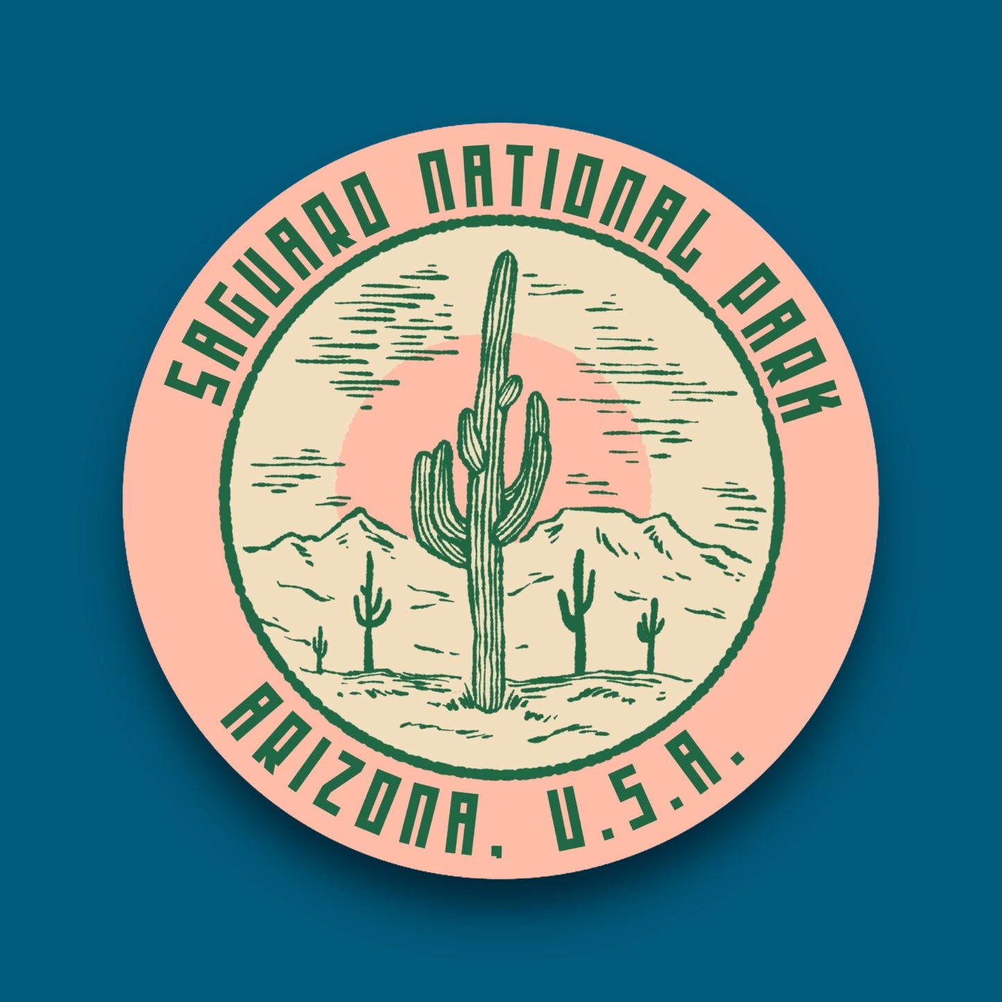 Saguaro National Park Arizona Sticker