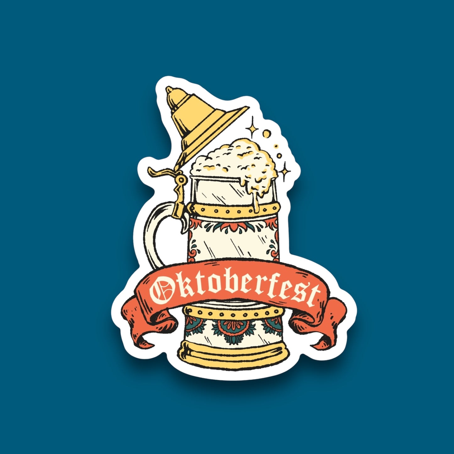 Oktoberfest Stein Sticker