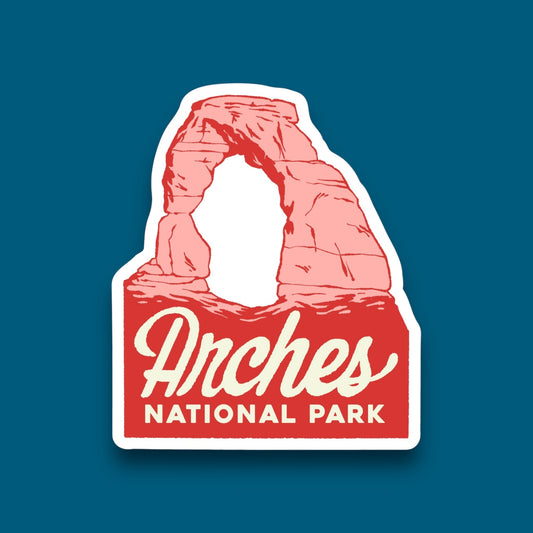 Red Arches Sticker