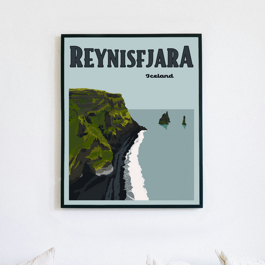 Reynisfjara Iceland Poster Print