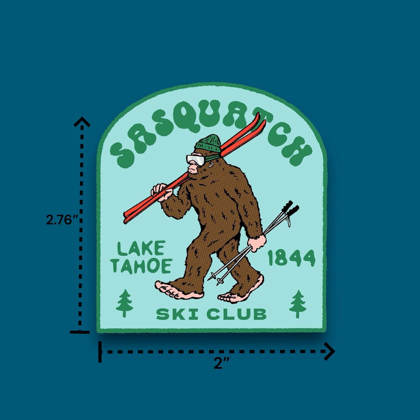 Sasquatch Lake Tahoe Sticker