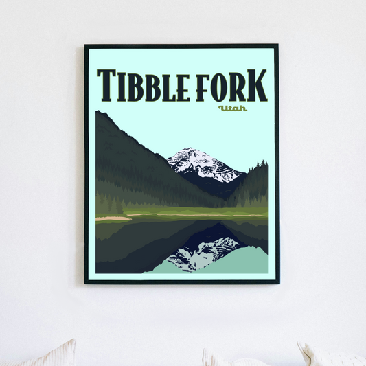 Tibble Fork Utah Poster Print