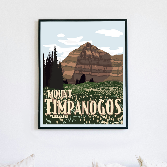 Mount Timpanogos Utah Poster Print