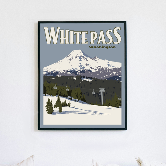 White Pass Washington Poster Print