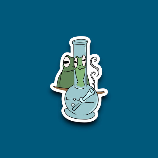 Bong Frog Sticker (Pack of 12)