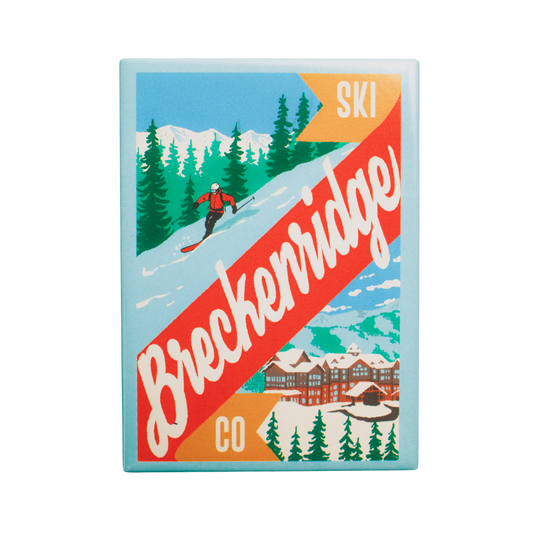 Ski Breckenridge Colorado Fridge Magnet (Pack of 12)