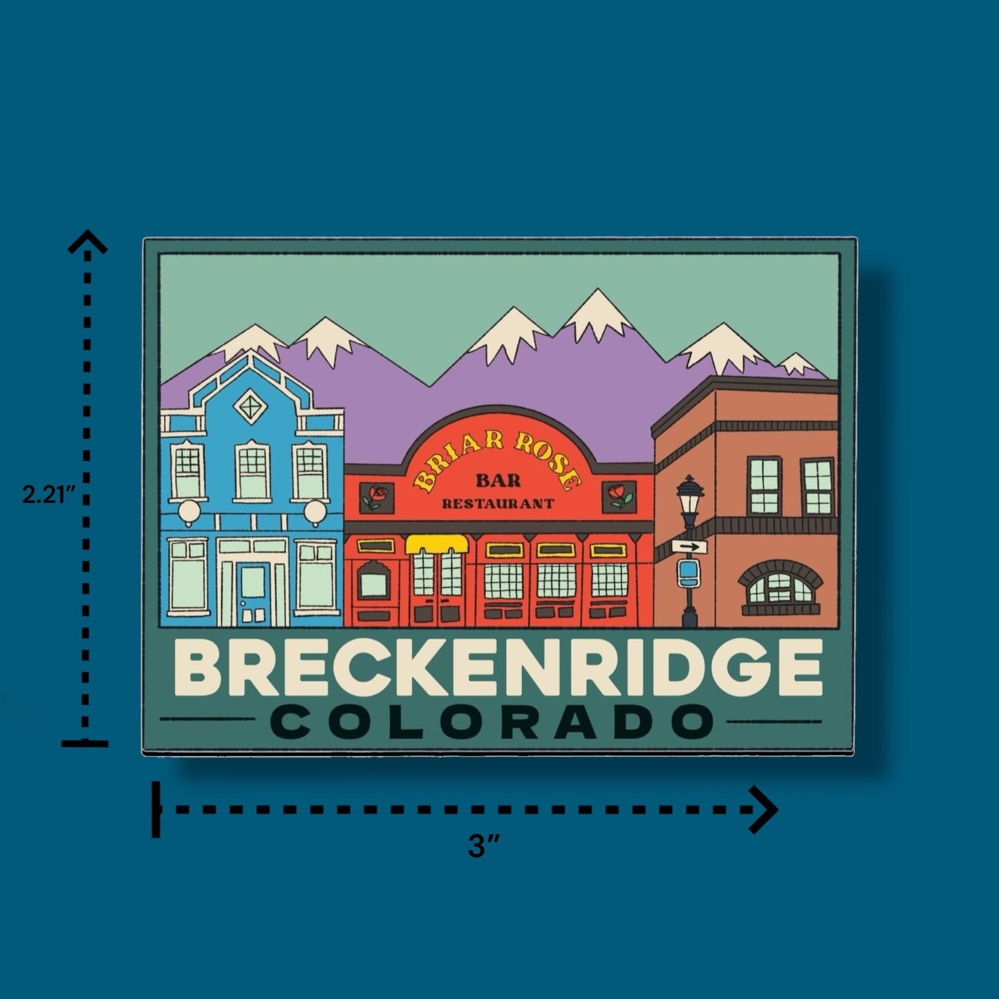 Breckenridge Colorado Main Street Sticker