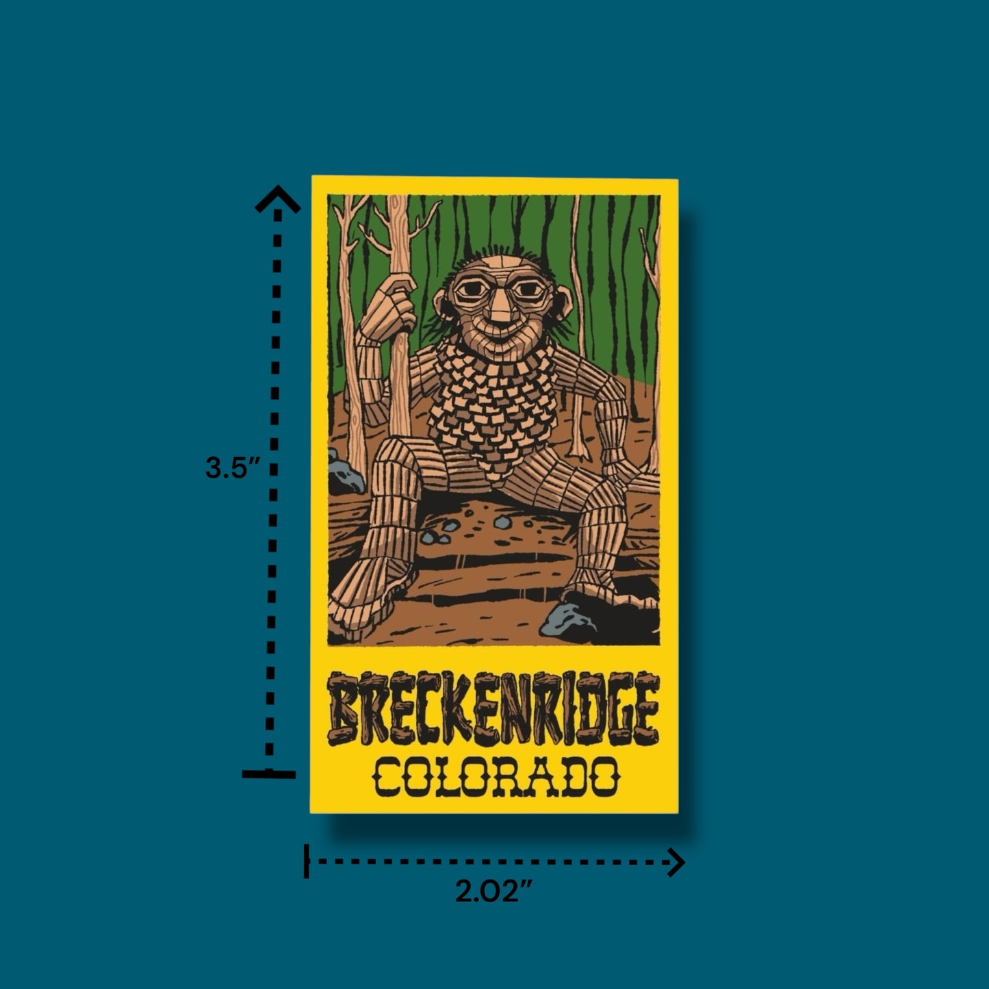 Breckenridge Isak Heartstone Sticker