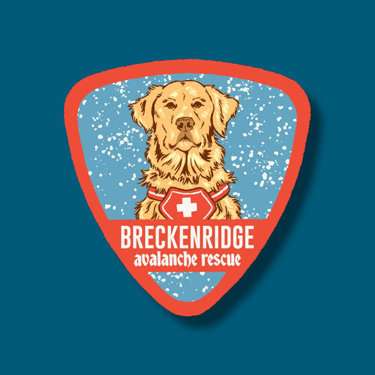 Breckenridge Avalanche Rescue Dogs Vail Colorado Sticker