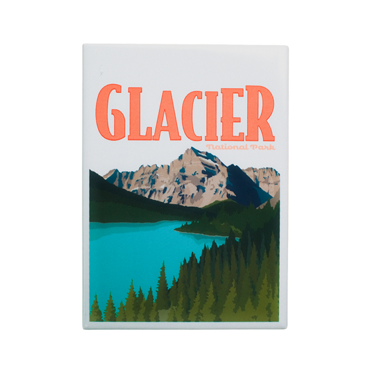 Glacier National Park Montana Fridge Magnet (Pack of 12)