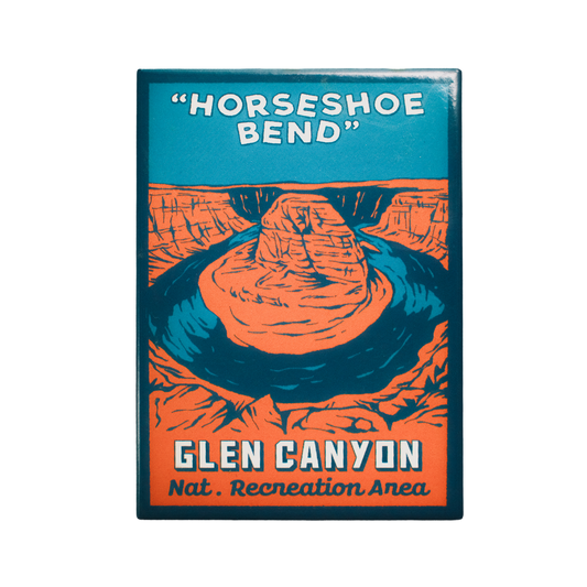 Horseshoe Bend Glen Canyon Fridge Magnet (Pack of 12)