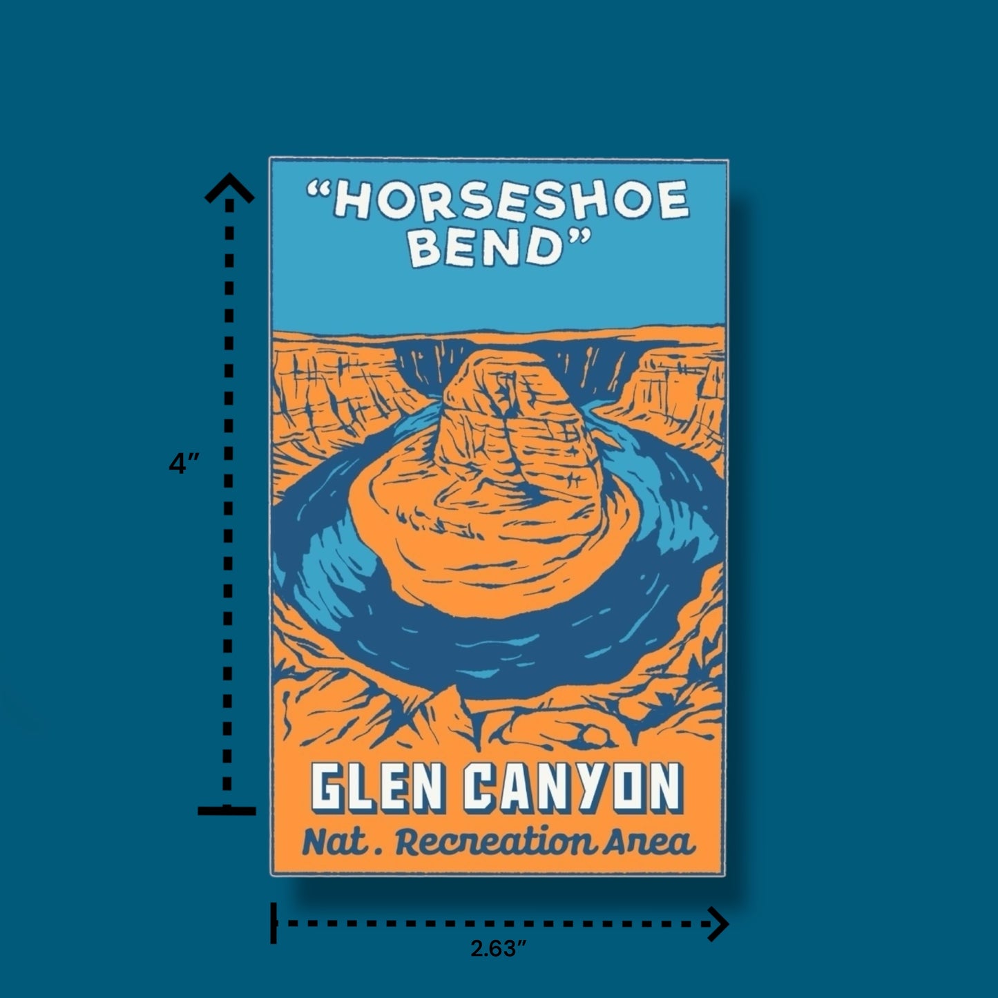 Horseshoe Bend Glen Canyon Sticker