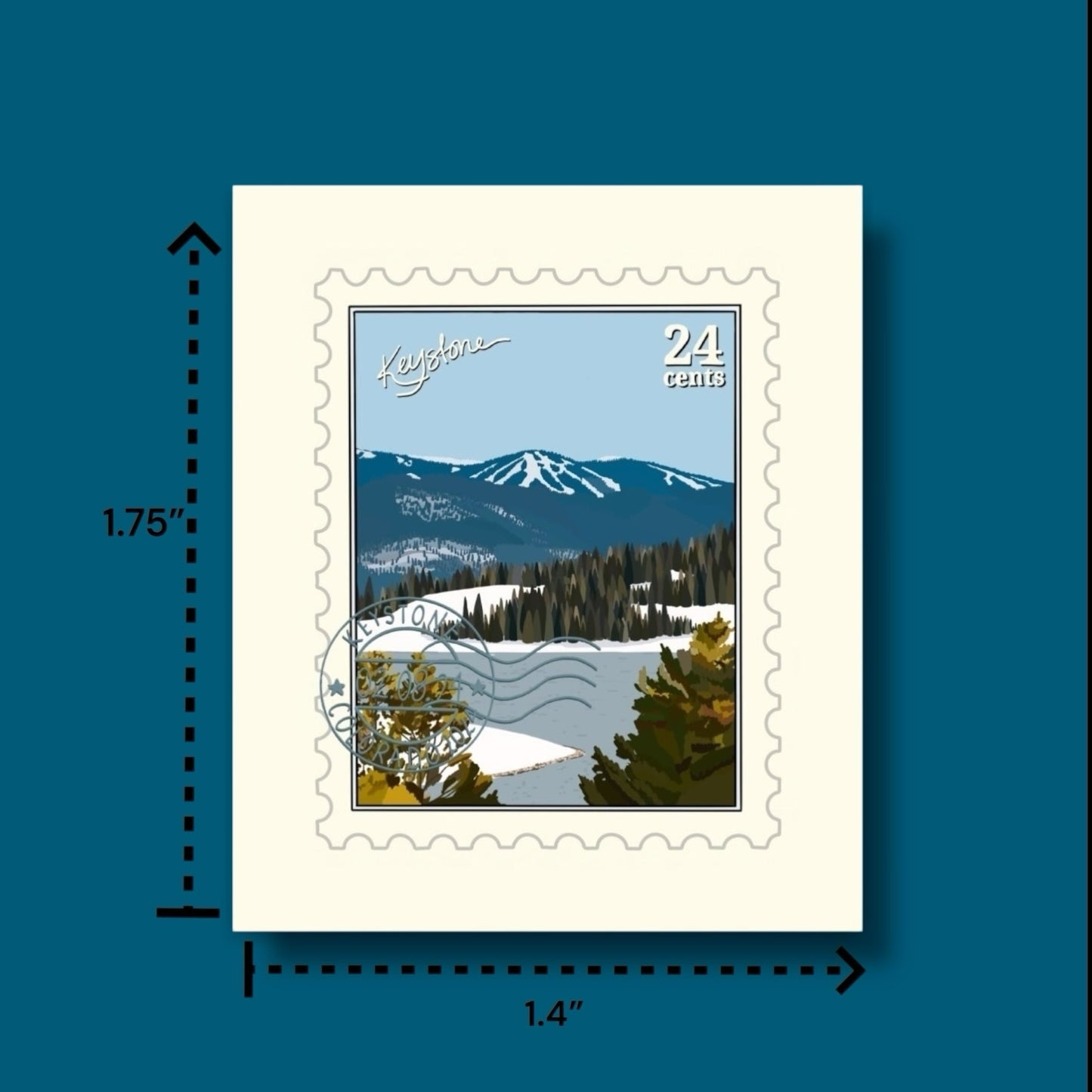 Keystone Colorado Stamp Sticker