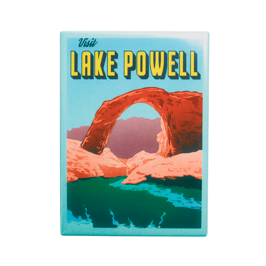 Lake Powell Retro Fridge Magnet (Pack of 12)