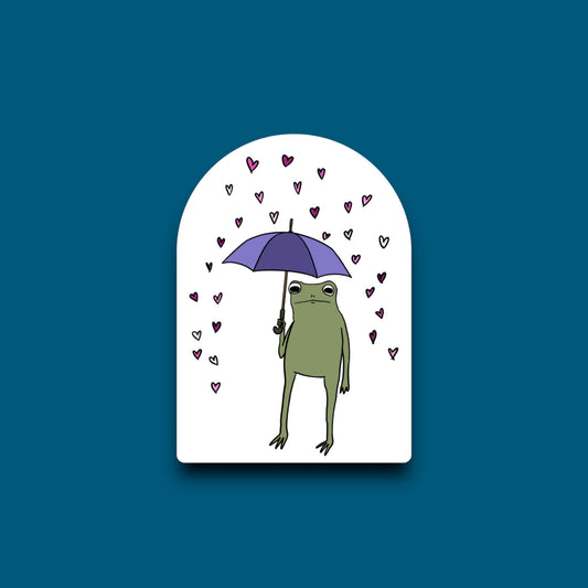 Love Missed Frog Sticker (Pack of 12)