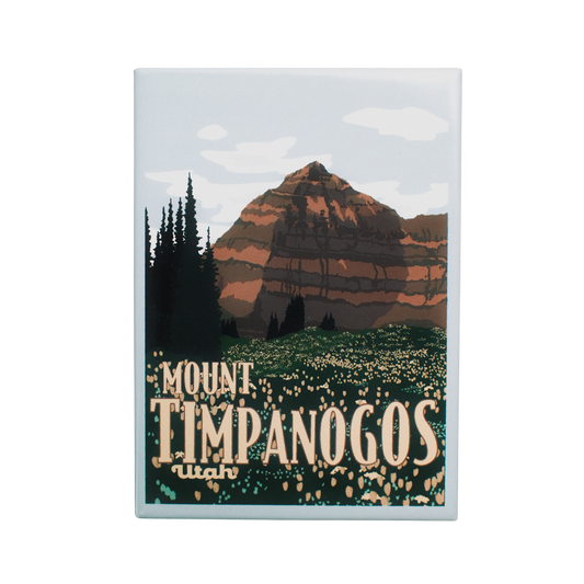 Mount Timpanogos Utah Fridge Magnet (Pack of 12)