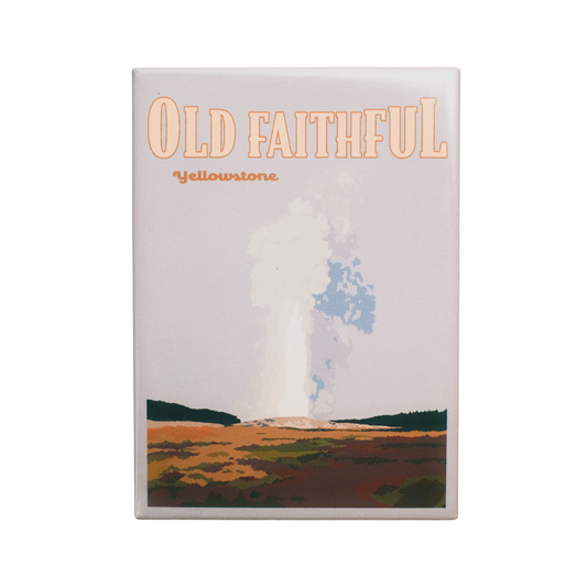 Old Faithful Fridge Magnet (Pack of 12)