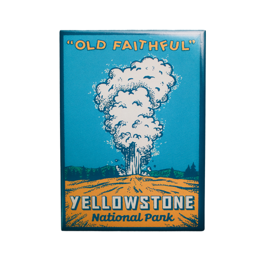 Old Faithful Yellowstone Fridge Magnet (Pack of 12)