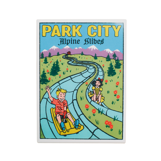 Park City Alpine Slides Fridge Magnet (Pack of 12)